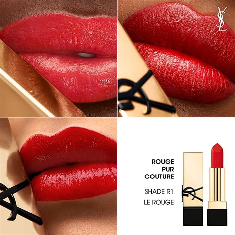 yves saint laurent rouge pur couture caring satin lipstick|yves saint laurent lipstick shades.